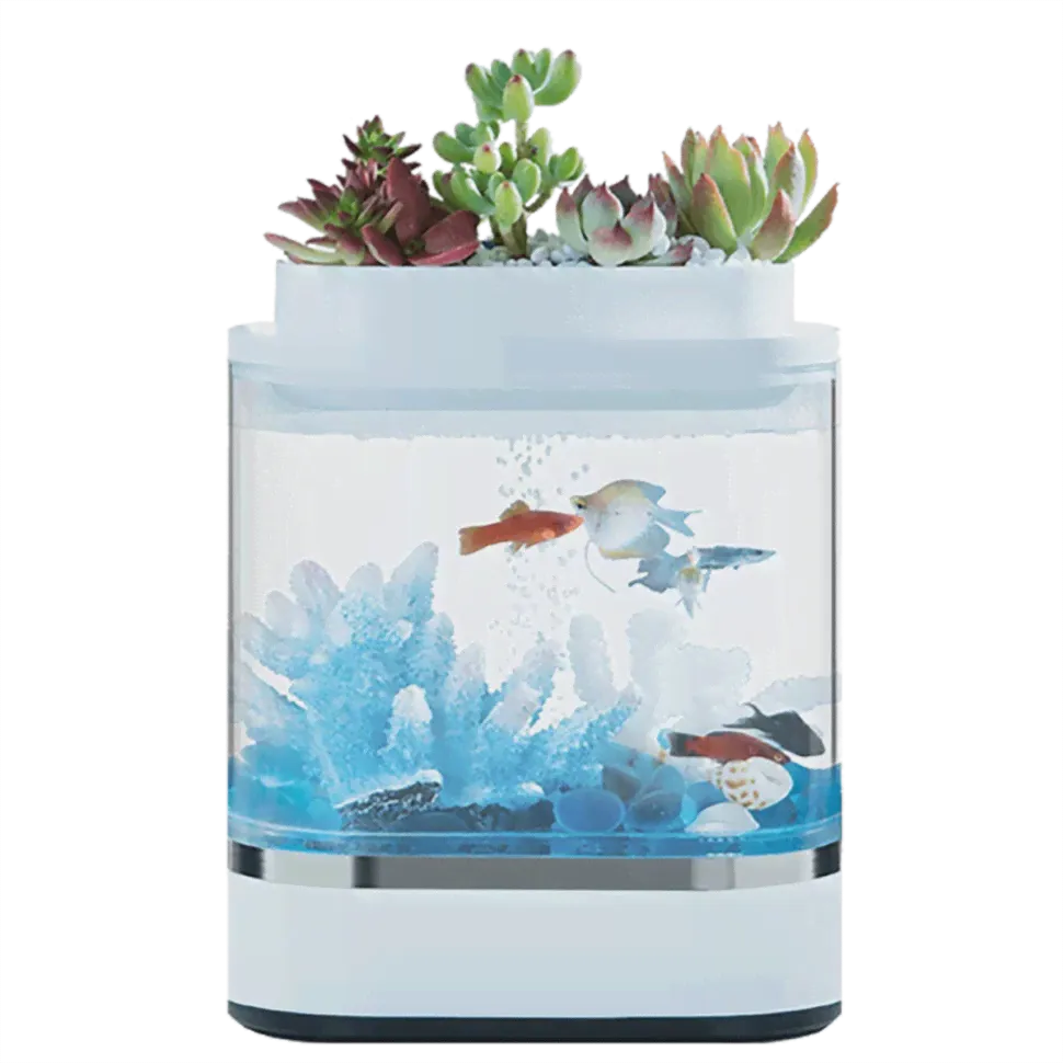 Аква-ферма Geometry Mini Lazy Fish Tank Pro (C300)-0