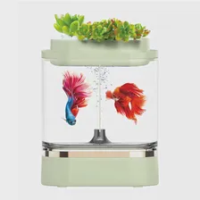 Аква-ферма Desgeo Geometry Mini Lazy Fish Tank Pro C300 green