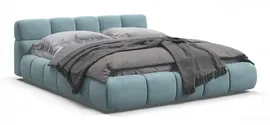 Кровать BOSS DREAM 160 велюр MONOLIT Аква (ММ)