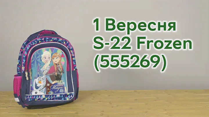 Распаковка 1 Вересня S-22 Frozen для девочек 37х29х12 (555269)