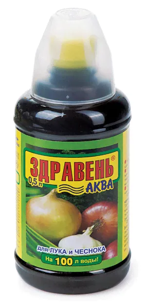 Здравень Аква Лук и Чеснок фл.0,5л.
