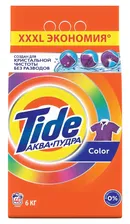 Tide Стиральный порошок Тайд Аква-пудра Сolor автомат для цветного белья 6 кг
